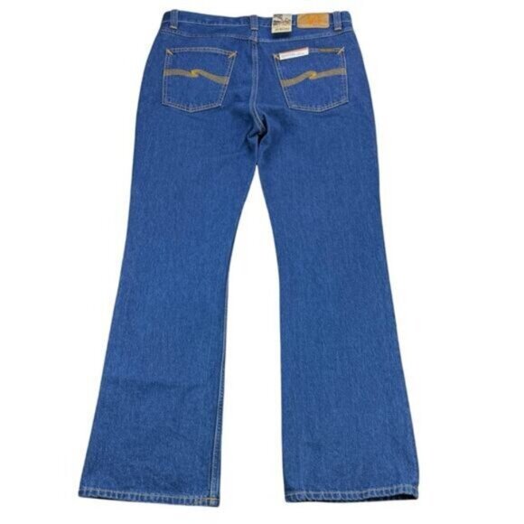 Nudie Jeans Hazy Hank True Blue Slim Fit Bootcut Jean Size 31 x 30 - Picture 3 of 8